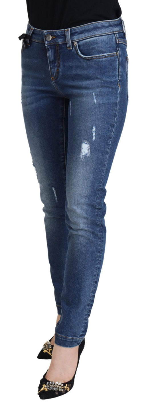 Dolce & Gabbana Chic Distressed Denim Jeans