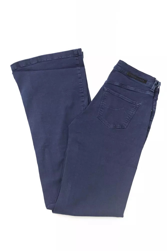 Jacob Cohen Blue Cotton Women Jeans