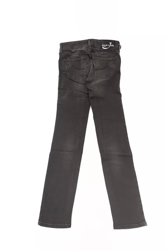 Jacob Cohen Black Cotton Women Jeans