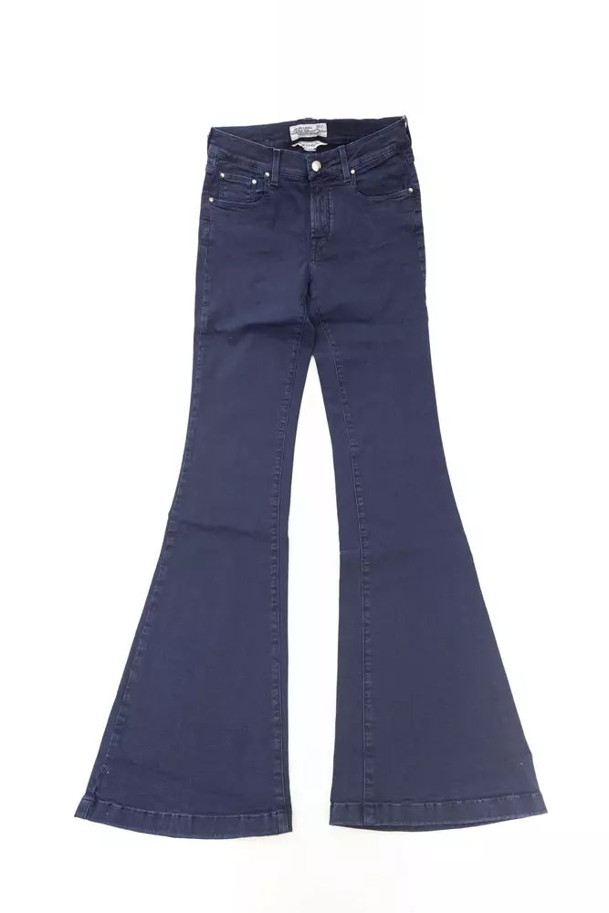 Jacob Cohen Blue Cotton Women Jeans