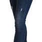 Dolce & Gabbana Elegant Blue Denim Pants - Elevate Your Style