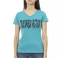 Trussardi Action Light Blue Cotton Women Top