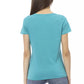 Trussardi Action Light Blue Cotton Women Top