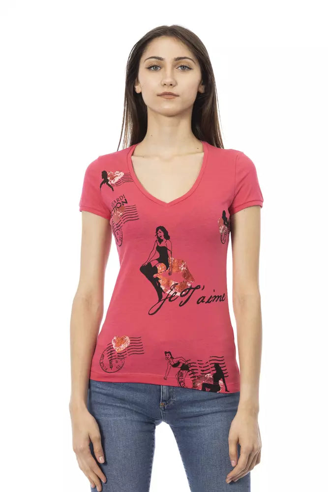 Trussardi Action Multicolor Cotton Women Top