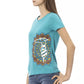 Trussardi Action Light Blue Cotton Women Top