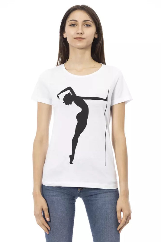 Trussardi Action White Cotton Women Top