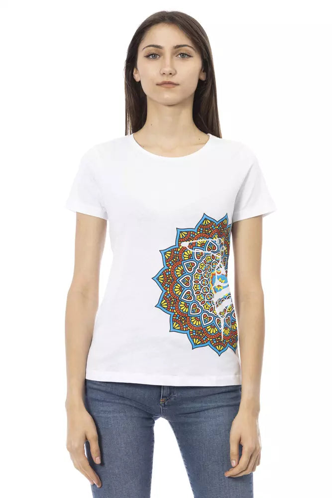 Trussardi Action White Cotton Women's Top