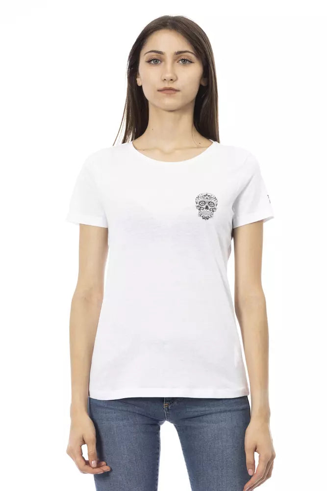 Trussardi Action White Cotton Women's Top