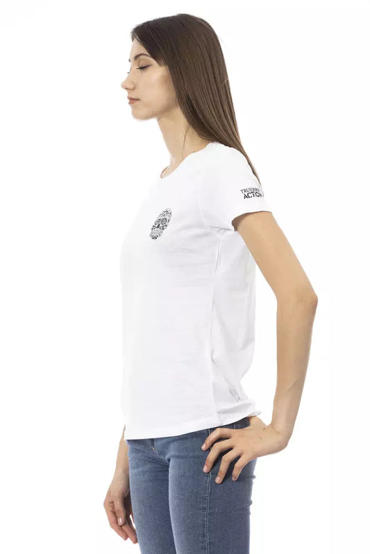 Trussardi Action White Cotton Women's Top