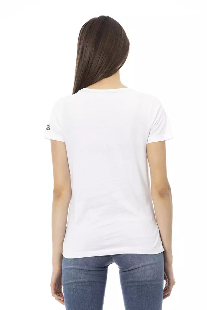 Trussardi Action White Cotton Women's Top