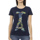 Trussardi Action Blue Cotton Women Top