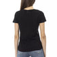 Trussardi Action Chic Black Short Sleeve Round Neck Tee