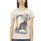 Trussardi Action Beige Cotton Women T-Shirt