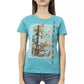 Trussardi Action Light Blue Cotton Women Top