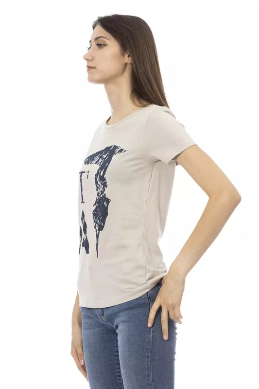 Trussardi Action Beige Cotton Women Top