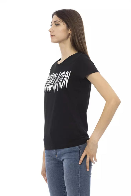 Trussardi Action Black Cotton Women Top