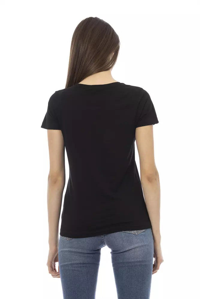 Trussardi Action Black Cotton Women Top