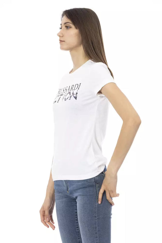 Trussardi Action White Cotton Women's Top