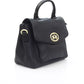 La Martina Black Leather Women Crossbody Bag