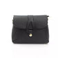 Baldinini Trend Black Cow Leather Women Crossbody Bag