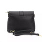 Baldinini Trend Black Cow Leather Women Crossbody Bag