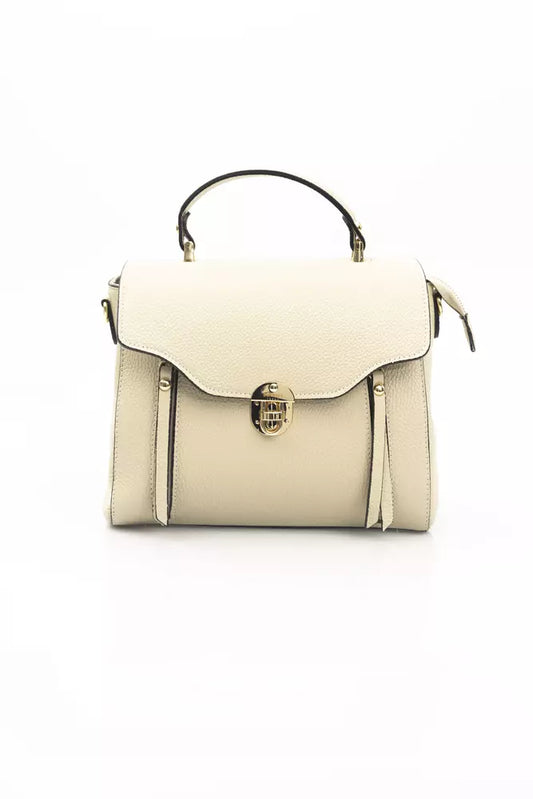 Baldinini Trend Beige Leather Women Handbag