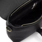 Baldinini Trend Black Cow Leather Women Crossbody Bag