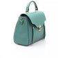 Baldinini Trend Green Leather Women Handbag