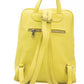 Baldinini Trend Yellow Leather Women Backpack