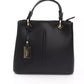 Baldinini Trend Black Cow Leather Women Handbag