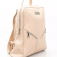 Baldinini Trend Pink Leather Women Backpack