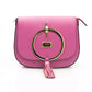 Baldinini Trend Pink Leather Women Crossbody Bag