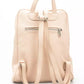 Baldinini Trend Pink Leather Women Backpack