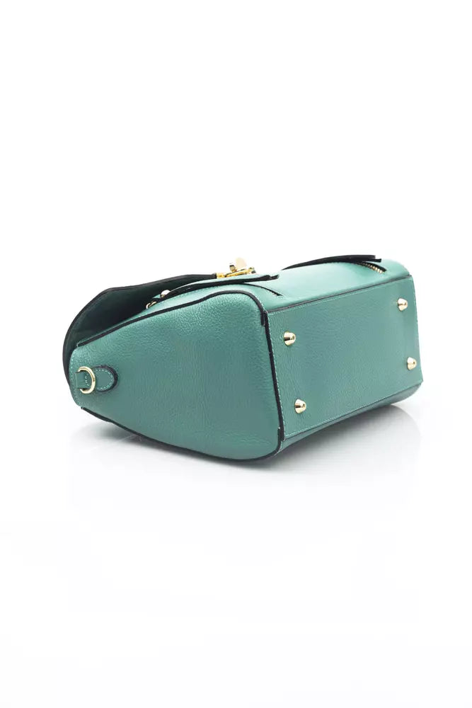 Baldinini Trend Green Leather Women Handbag