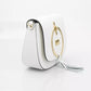 Baldinini Trend White Leather Women Crossbody Bag