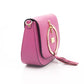 Baldinini Trend Pink Leather Women Crossbody Bag