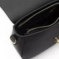 Baldinini Trend Black Leather Women Shoulder Bag