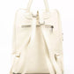 Baldinini Trend Beige Cow Leather Women Backpack