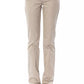 BYBLOS Beige Cotton Women Pants