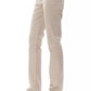 BYBLOS Beige Cotton Women Pants