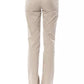 BYBLOS Beige Cotton Women Pants