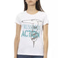 Trussardi Action Chic White Printed Tee: Summer Wardrobe Essential