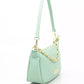 Baldinini Trend Green Leather Women Shoulder Bag