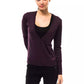 Ungaro Fever Purple Wool Women Sweater