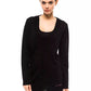 Ungaro Fever Black Wool Women Cardigan