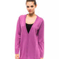 Ungaro Fever Violet Wool Women Cardigan