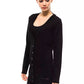 Ungaro Fever Black Wool Women Cardigan