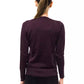 Ungaro Fever Purple Wool Women Sweater