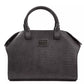 Pompei Donatella Gray Leather Women Handbag