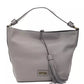 Pompei Donatella Gray Leather Women Shoulder Bag